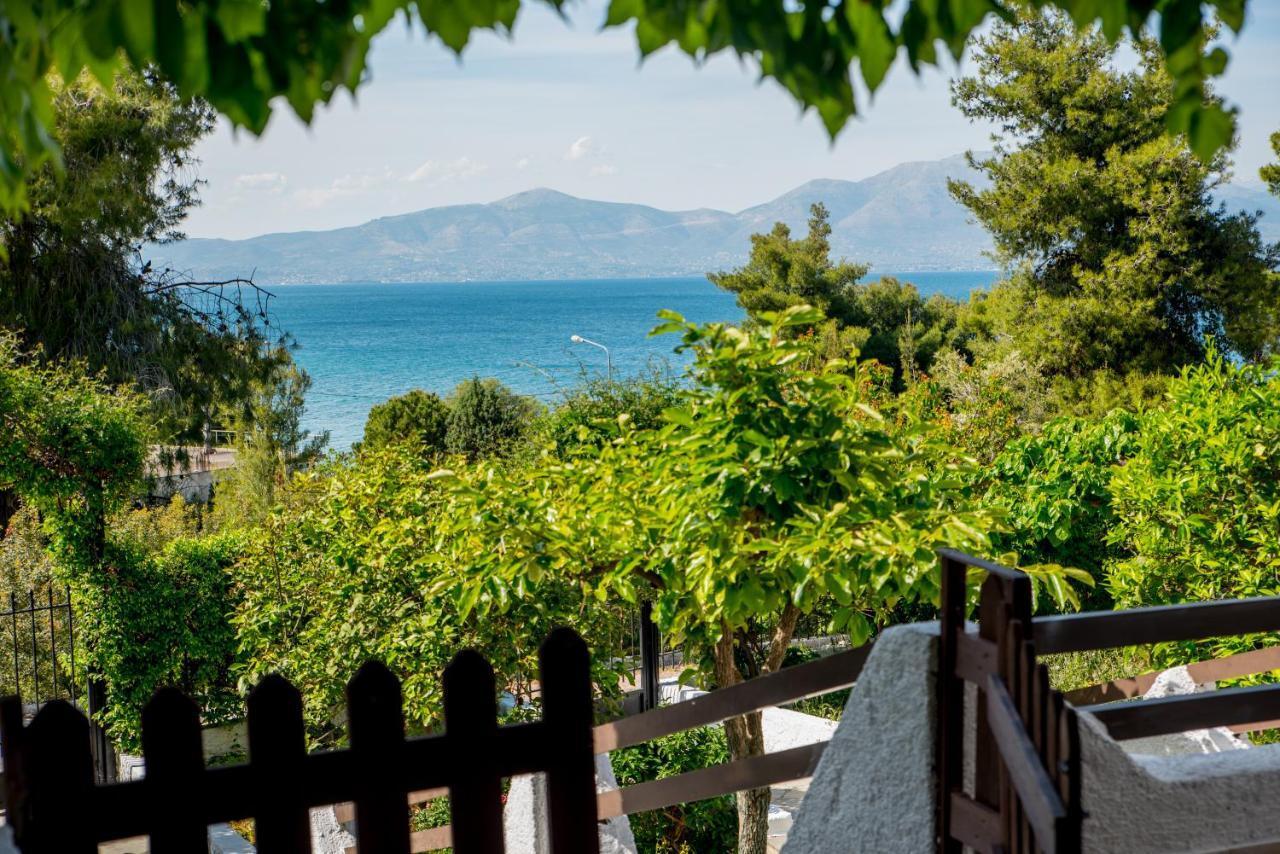 Iliochari Sea View Apartments Oropos - Kalamos Exterior photo